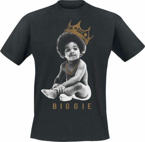 Notorious B.I.G. Biggie Crown tricko černá