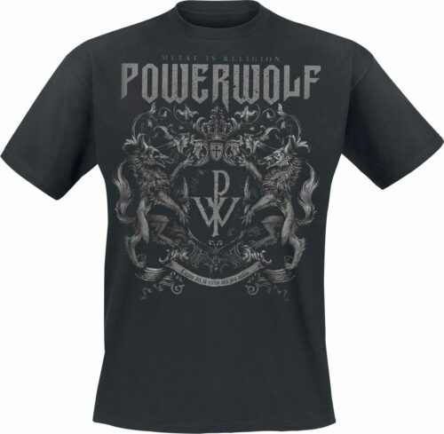 Powerwolf Crest - Metal Is Religion tricko černá