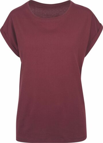 RED by EMP Dámské tričko s rozšířenými rameny dívcí tricko burgundská červeň