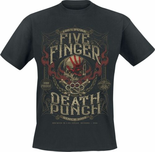 Five Finger Death Punch 100 Proof T-shirt tricko černá