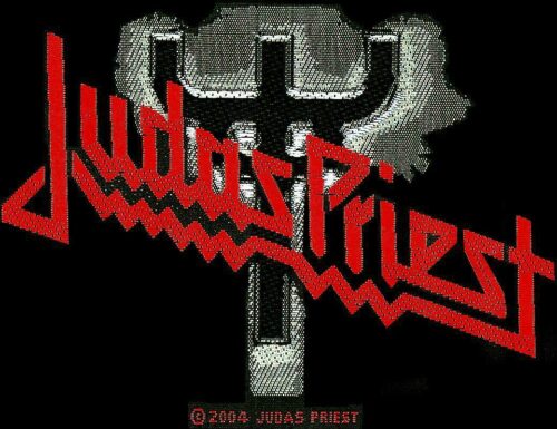 Judas Priest Judas Priest Logo nášivka Černá / šedá / červená
