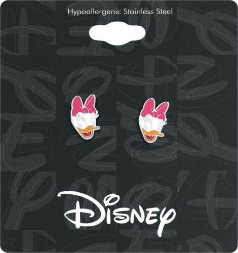 Mickey & Minnie Mouse Disney by Couture Kingdom - Daisy Duck sada náušnic stríbrná