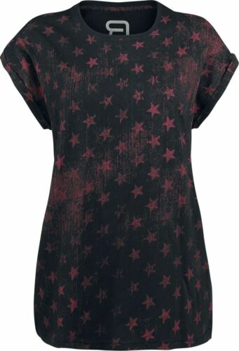 RED by EMP Dámské tričko s rozšířenými rameny dívcí tricko černá