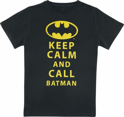 Batman Keep Calm And Call Batman detské tricko černá