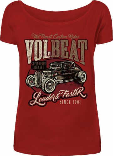 Volbeat Louder And Faster dívcí tricko červená