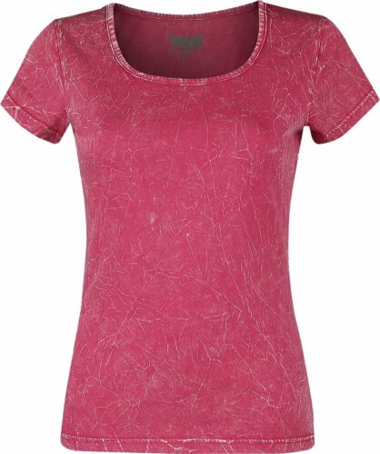 Black Premium by EMP Růžové tričko s pokrčeným efektem dívcí tricko růžová