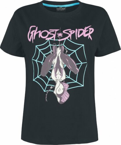 Spider-Man Spider-Gwen - Ghost Spider dívcí tricko černá