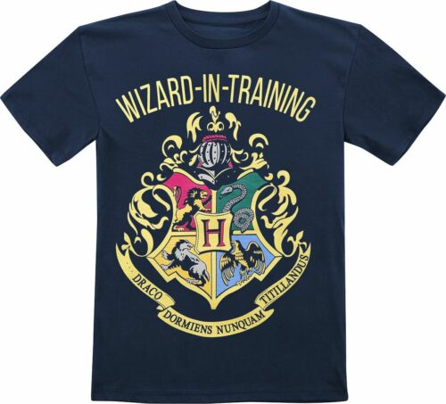 Harry Potter Wizard In Training detské tricko námořnická modrá