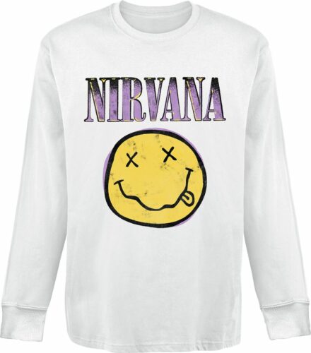 Nirvana Smiley White Mikina bílá