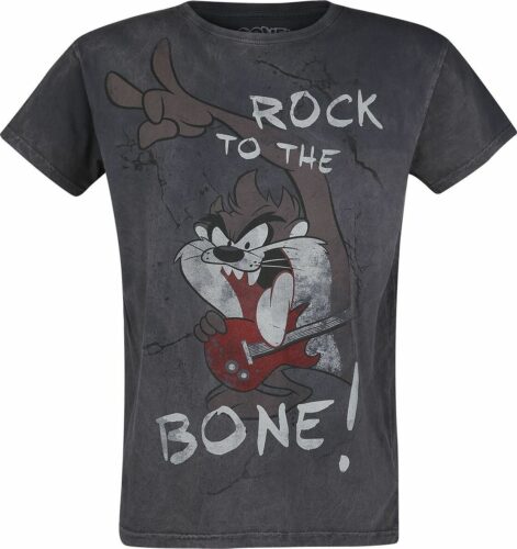 Looney Tunes Tasmanian Devil - Rock To The Bone! tricko šedá