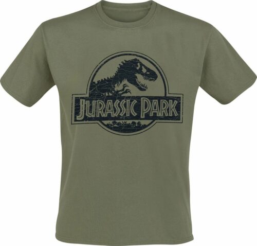 Jurassic Park Logo tricko zelená