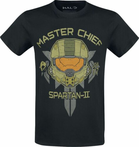 Halo Master Chief Spartan II tricko černá