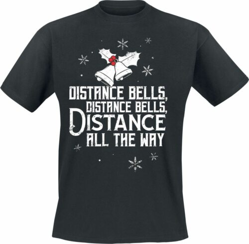 Distance Bells tricko černá