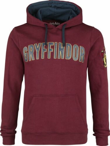 Harry Potter Gryffindor - Logo mikina s kapucí bordová