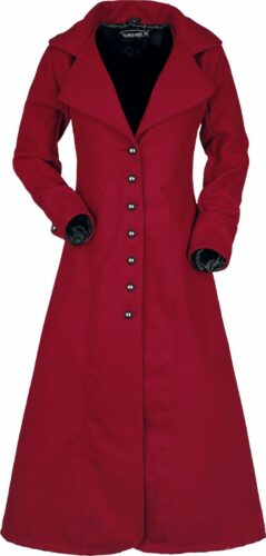 Gothicana by EMP Desdemona Dívcí kabát červená