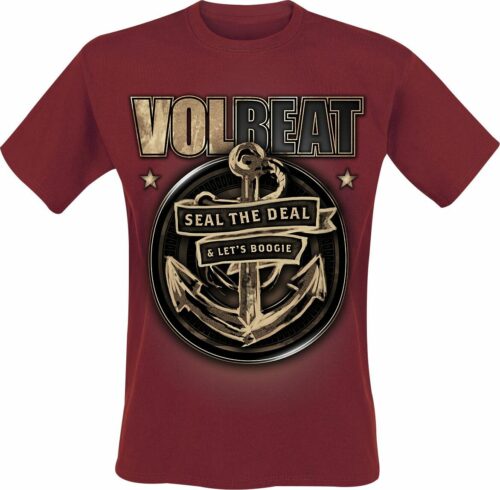 Volbeat Anchor tricko tmavě červená