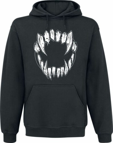 Ghøstkid Teeth And Logo mikina s kapucí černá