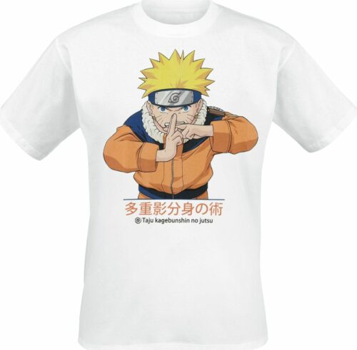Naruto Naruto Uzumaki tricko bílá