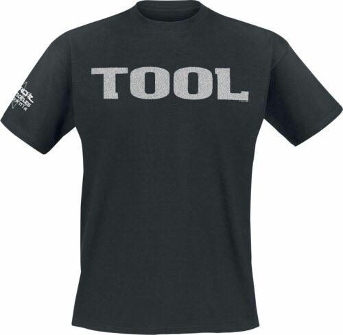 Tool Metallic silver Logo tricko černá