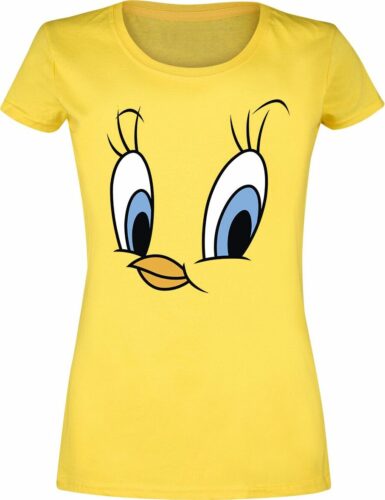 Looney Tunes Tweety Pie Face dívcí tricko žlutá