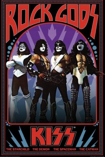 Kiss Rock Gods plakát vícebarevný