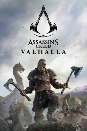 Assassin's Creed Valhalla - Raid plakát vícebarevný