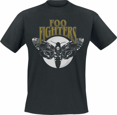 Foo Fighters Hawk Moth tricko černá