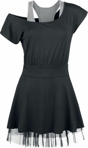 Black Premium by EMP Síťovinové šaty šaty černá
