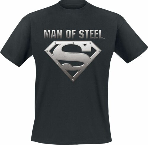 Superman Man Of Steel tricko černá