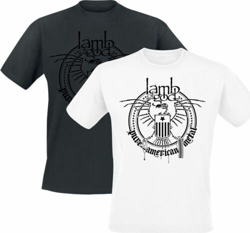Lamb Of God Skeleton Eagle - Doppelpack tricko cerná/bílá