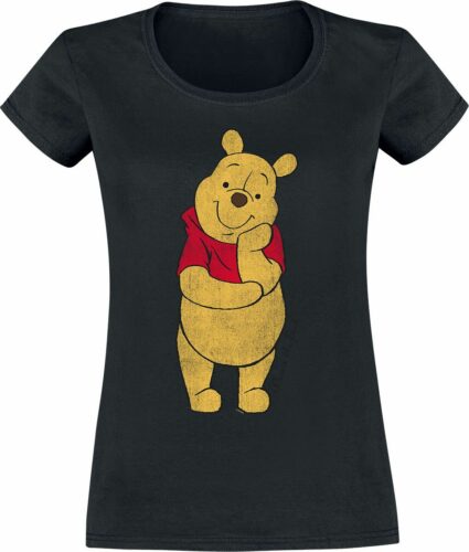 Winnie The Pooh Winnie The Pooh dívcí tricko černá