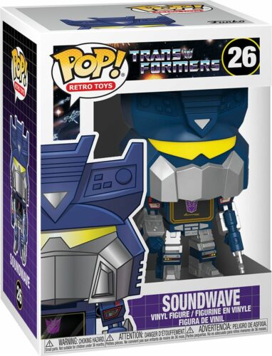 Transformers Vinylová figurka č. 26 Soundwave Sberatelská postava standard