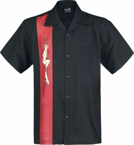 Oblečení Steady Košile Single Pin Up Panel košile černá