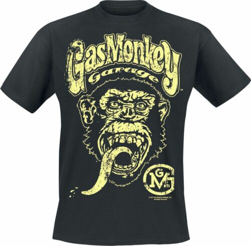 Gas Monkey Garage Big Brand Logo tricko černá