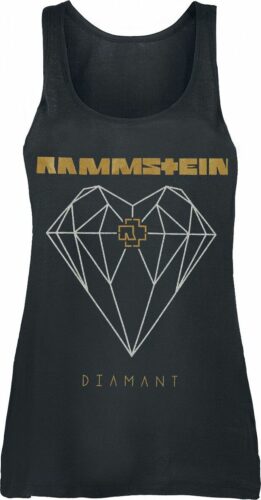 Rammstein Diamant dívcí top černá