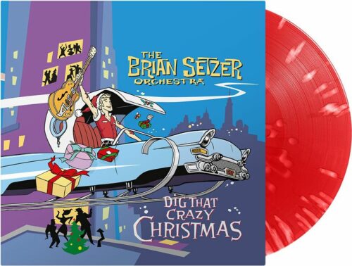 The Brian Setzer Orchestra Dig that crazy christmas LP potřísněné
