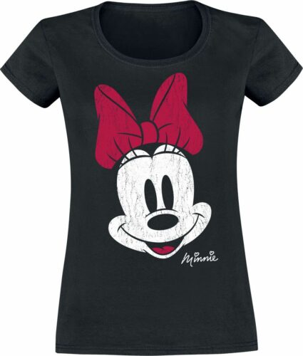 Mickey & Minnie Mouse Minnie dívcí tricko černá