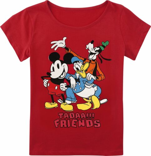 Mickey & Minnie Mouse Tadaa!!! Friends detské tricko červená