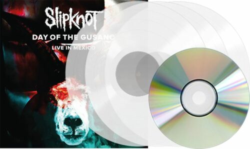 Slipknot Day of the Gusano - Knotfest Live in Mexico 3-LP & DVD transparentní