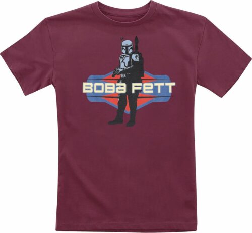 Star Wars Boba Fett detské tricko bordová