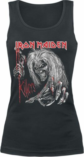 Iron Maiden Ed Kills Again dívcí top černá