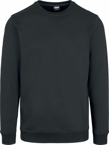 Urban Classics Basic teplákové tričko Mikina černá