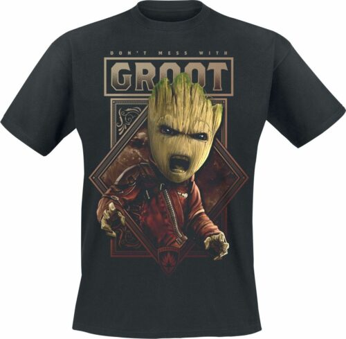 Strážci galaxie 2 - Don't Mess With Groot tricko černá