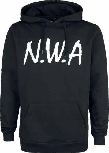 N.W.A Logo mikina s kapucí černá