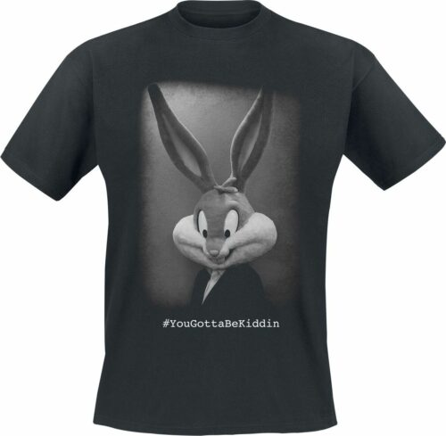 Looney Tunes Bugs Bunny - #YouGottaBeKiddin tricko černá