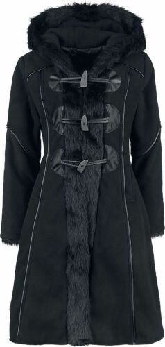 Chemical Black Moon Coat Dívcí kabát černá