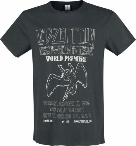 Led Zeppelin Amplified Collection - Remains The Same tricko charcoal