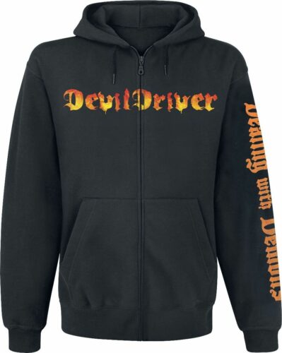 DevilDriver Album Circle mikina s kapucí na zip černá
