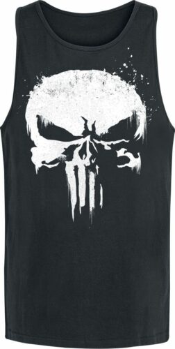 The Punisher Sprayed Skull Logo tílko černá