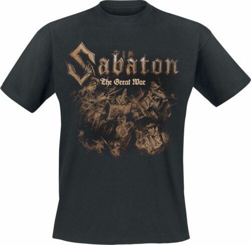 Sabaton The Great War - Soldiers tricko černá